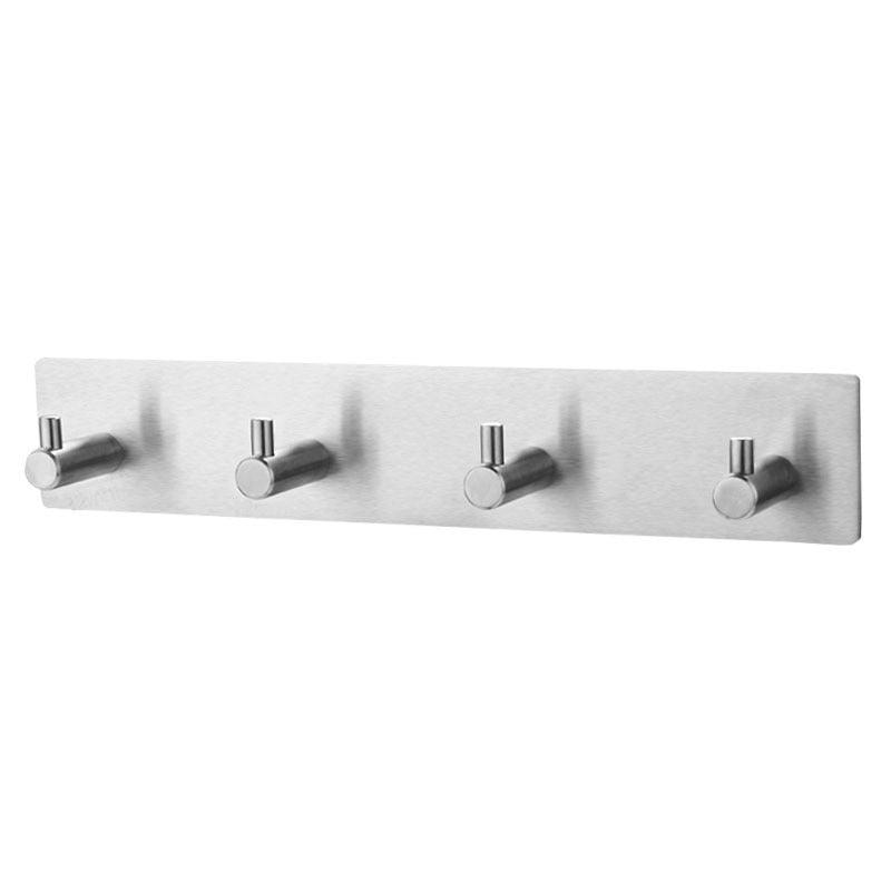 Black Robe Hook Wall Hook Towel Hook for Bathroom Stainless Steel Coat Hook Rustproof Hook Hanger for Kitchen Hardware Stainless Steel Hooks Waterproof and Oilproof Bathroom Kitchen Self Adhesive Hooks for Hanging Coat Hat Towel Stevvex