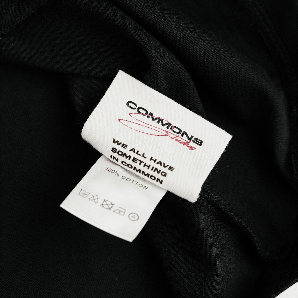 Commons Blank Slate Cropped Tee Black