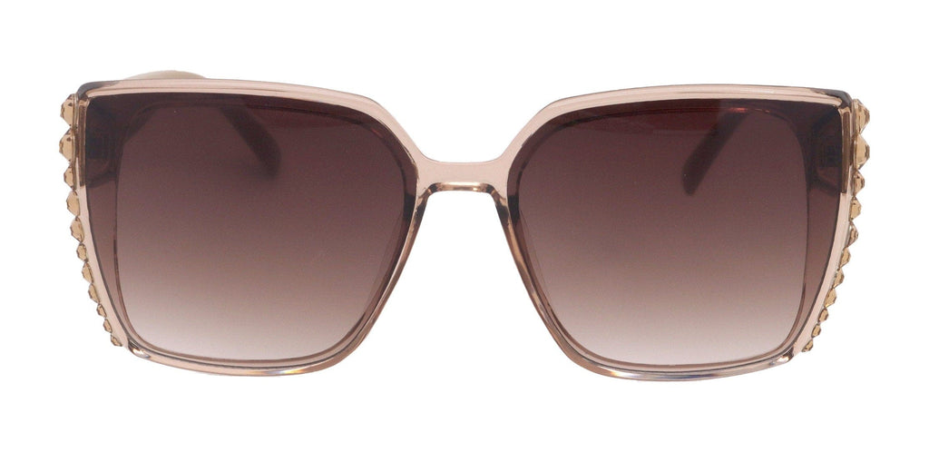 Aurora Bling Women Sunglasses Brown Genuine European Crystals, 100% UV Protection. NY Fifth Avenue