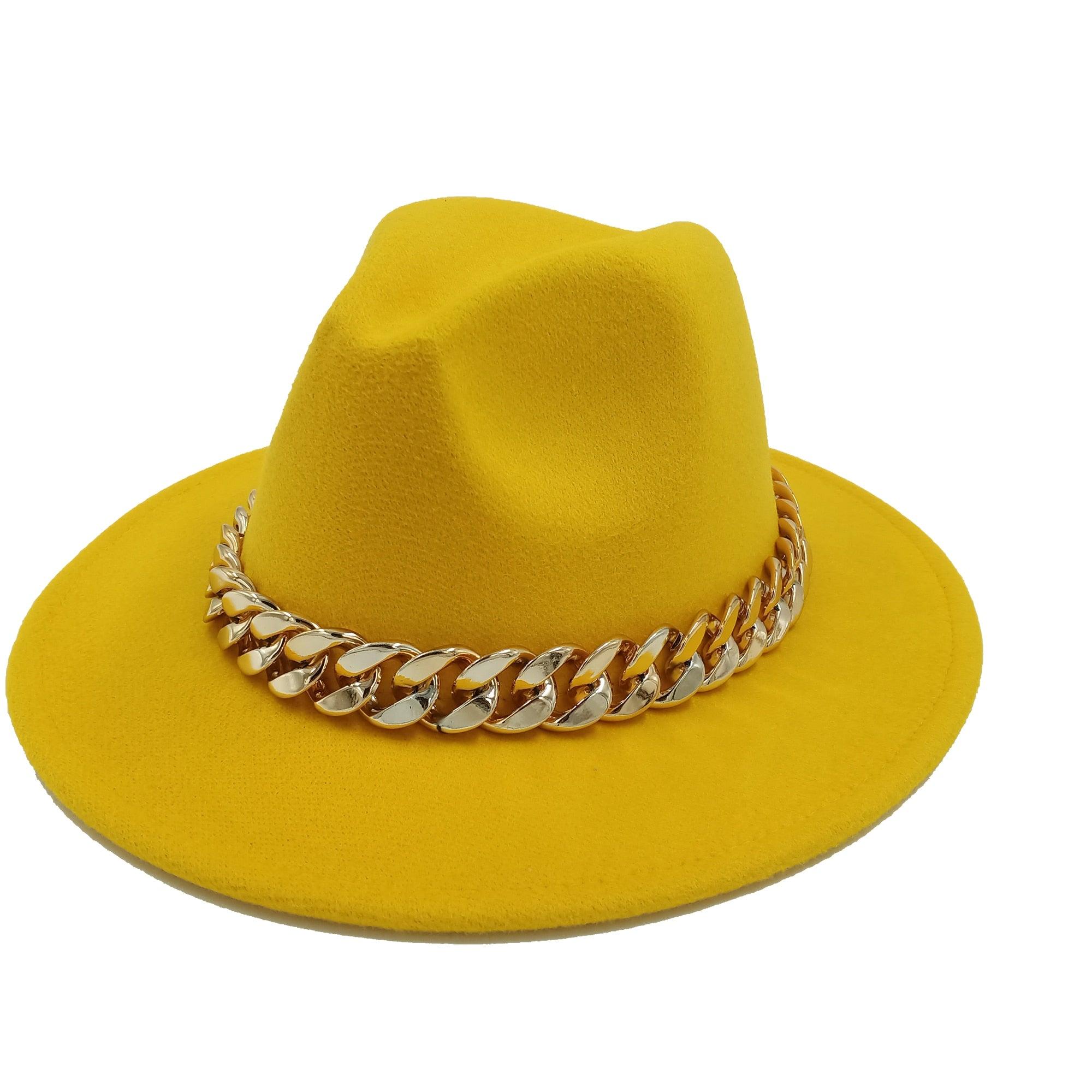 Blue White Men Fedora Unisex Solid Color Fedora Hat Fashion Solid Color Hat Bright Color Wide Brim Autumn Winter Retro Hat Two Tone Dress Hat 56-58CM Stevvex