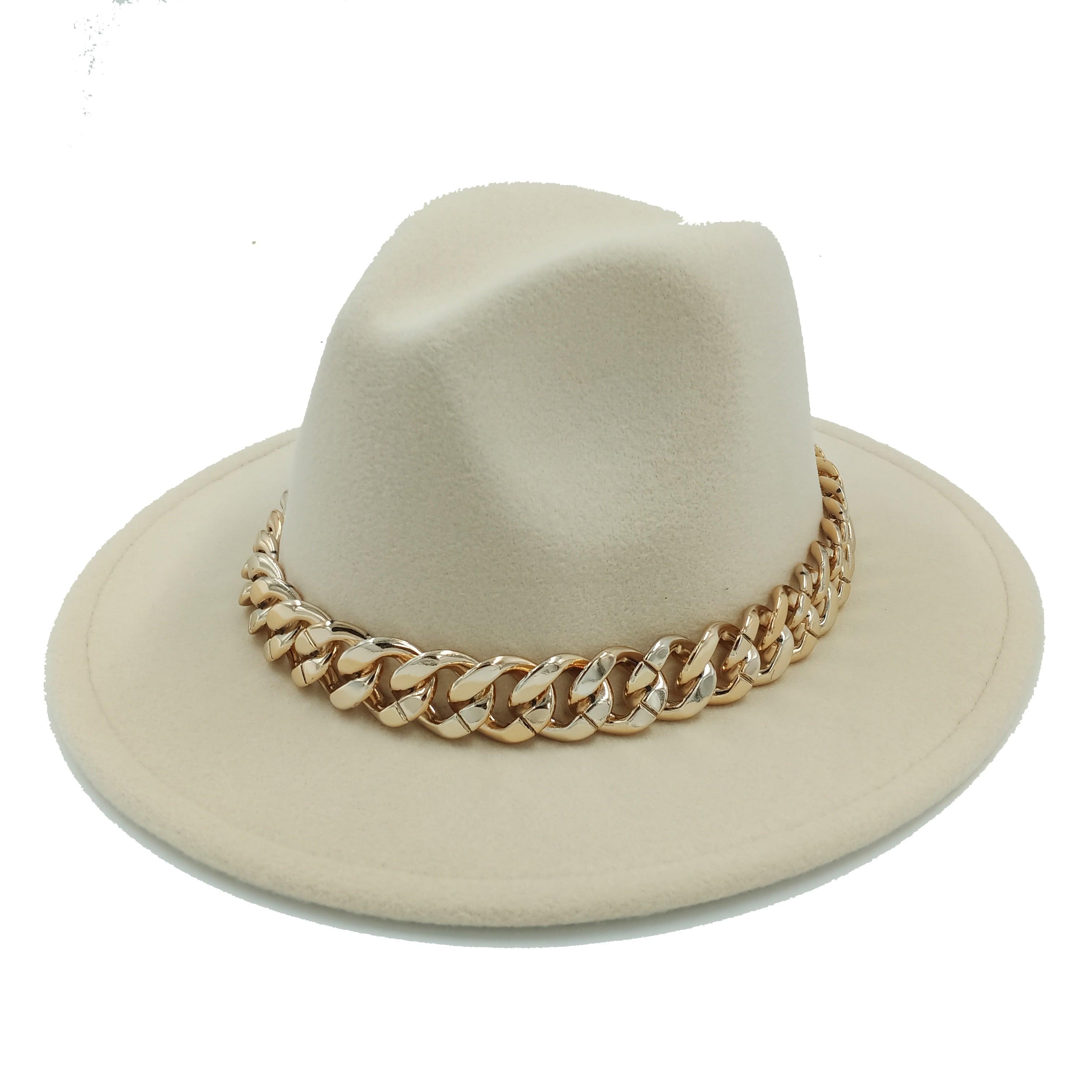 Blue White Men Fedora Unisex Solid Color Fedora Hat Fashion Solid Color Hat Bright Color Wide Brim Autumn Winter Retro Hat Two Tone Dress Hat 56-58CM Stevvex