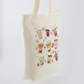 Boba Tote Bag, Graphic Printed Bubble Tea Canvas Handbag, Everyday Reusable Shopping Accessory, Birthday Gift For Her