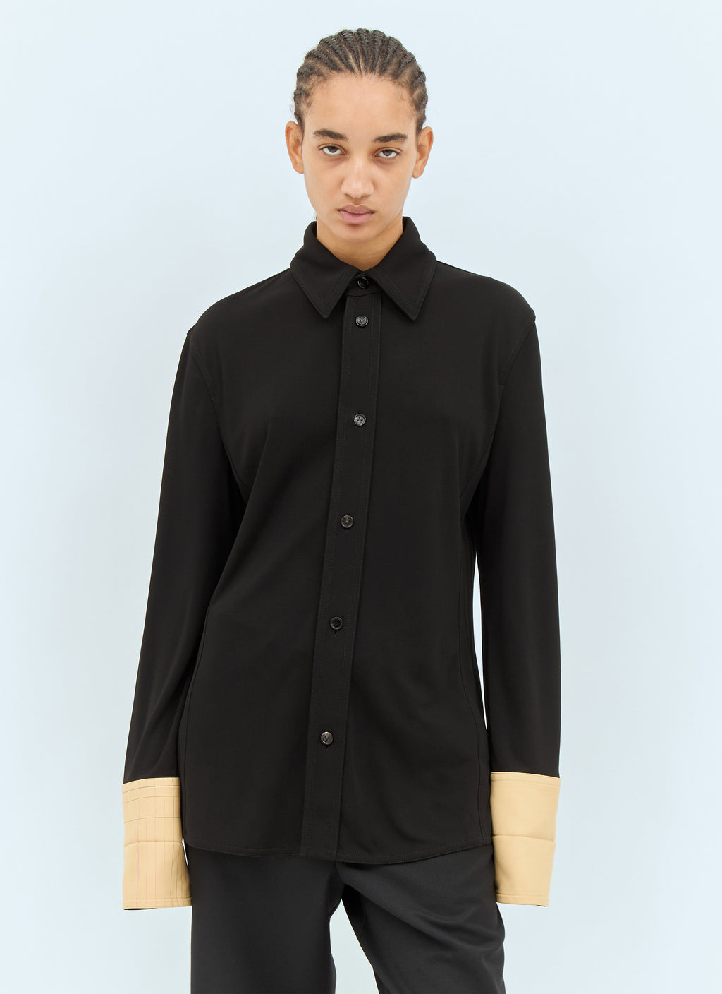 Bottega Veneta Women Fluid Long-Sleeve Shirt