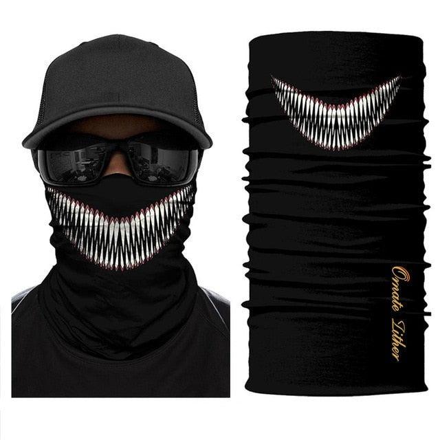 Breathable Mask Bandana Neck Gaiter Cycling Face Mask Hiking Scarves Headband Summer Balaclava Neck Gaiter Tubular Buff Bandana Scarf Headgear Bicycle Half Mask Face Cover Venom Headband Summer Men Beanie Hat Windproof Head Scarves Neck Stevvex