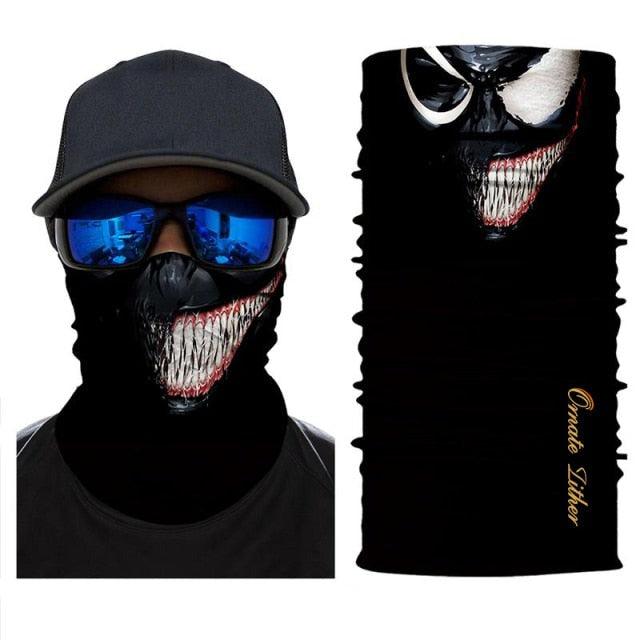 Breathable Mask Bandana Neck Gaiter Cycling Face Mask Hiking Scarves Headband Summer Balaclava Neck Gaiter Tubular Buff Bandana Scarf Headgear Bicycle Half Mask Face Cover Venom Headband Summer Men Beanie Hat Windproof Head Scarves Neck Stevvex