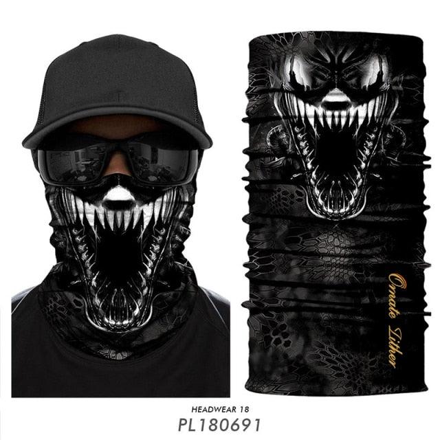 Breathable Mask Bandana Neck Gaiter Cycling Face Mask Hiking Scarves Headband Summer Balaclava Neck Gaiter Tubular Buff Bandana Scarf Headgear Bicycle Half Mask Face Cover Venom Headband Summer Men Beanie Hat Windproof Head Scarves Neck Stevvex