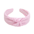 Bubble Gum Stripe - Knotted Headband