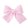 Bubble Gum Stripe - Petite Hair Bow