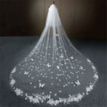 Butterfly Lace Sky Veil Bridal Wedding Dress