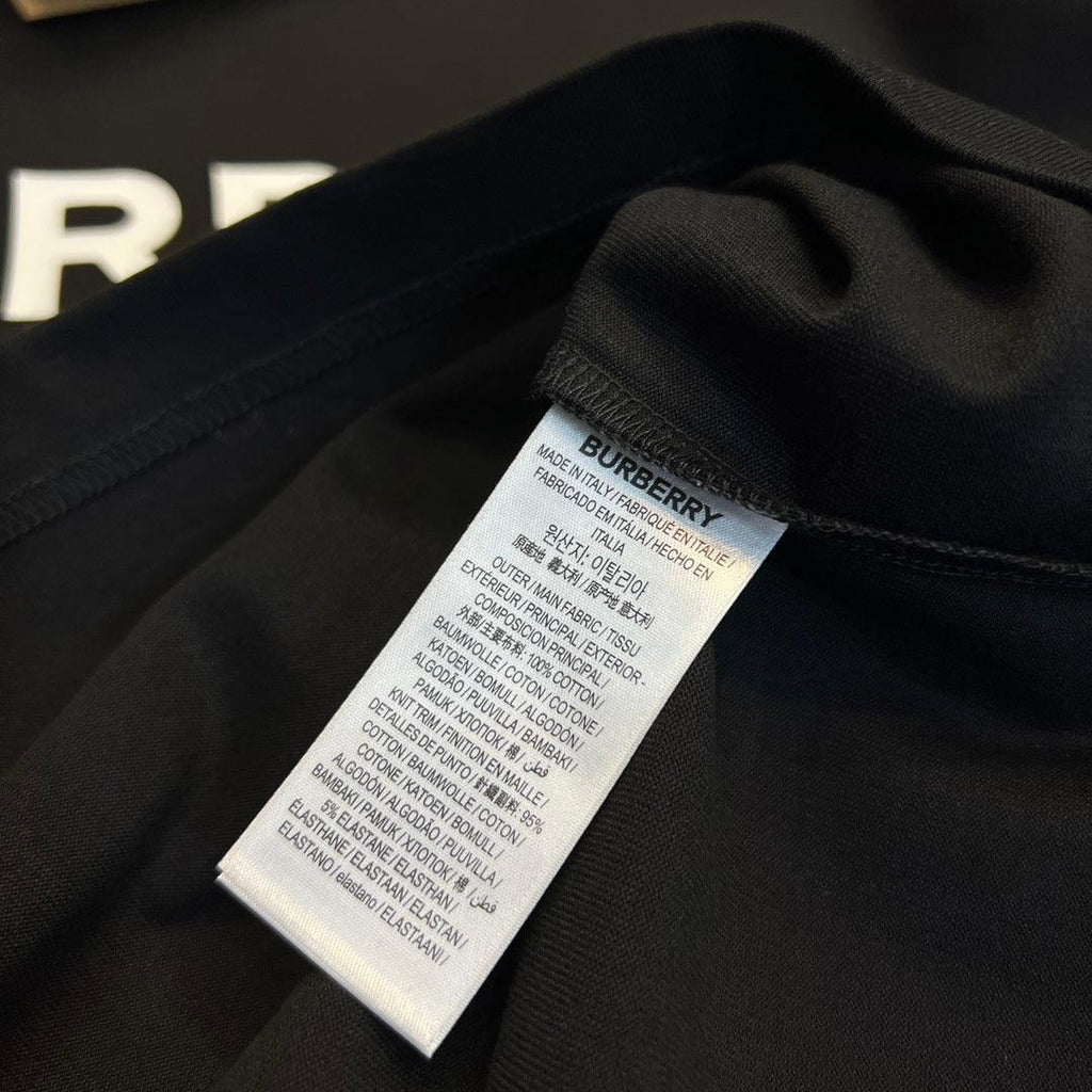 Burberry T-Shirt Without Collar 'Black & White' Banlieue91