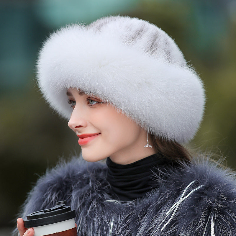 Women’s Outdoor Warm Fur Hat – Winter Cold-Weather Protection Hat FitiqueFit