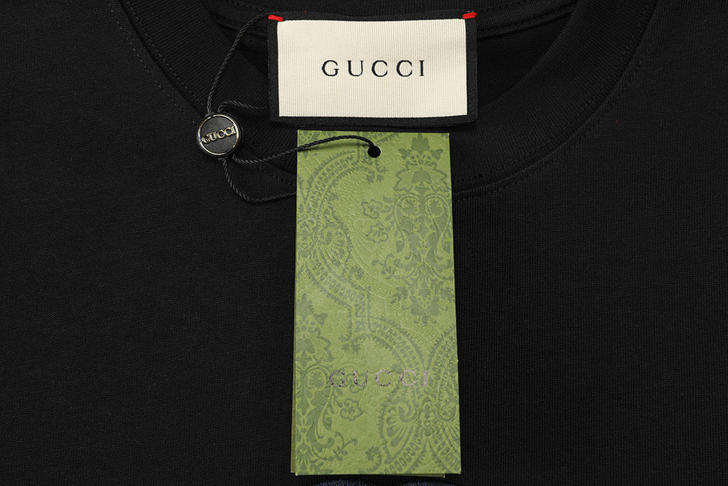 Gucci T-Shirt Without Collar 'Black'