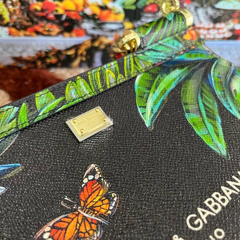 Dolce & Gabbana Flower Print Sicily Bag Banlieue91