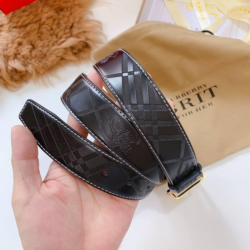Burberry Leather Vintage Belt 'Black' Banlieue91