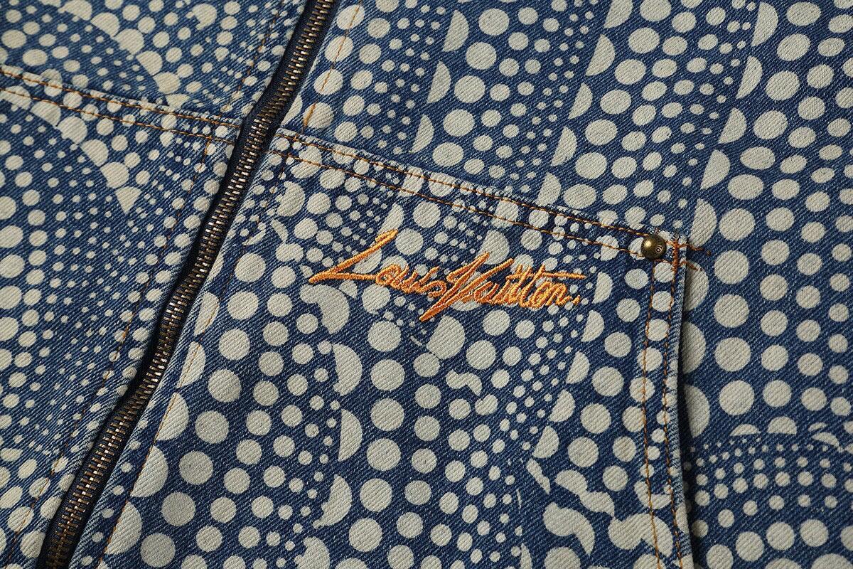 Louis Vuitton LV x YK All Over Pumpkin Denim Blouson Jacket Banlieue91