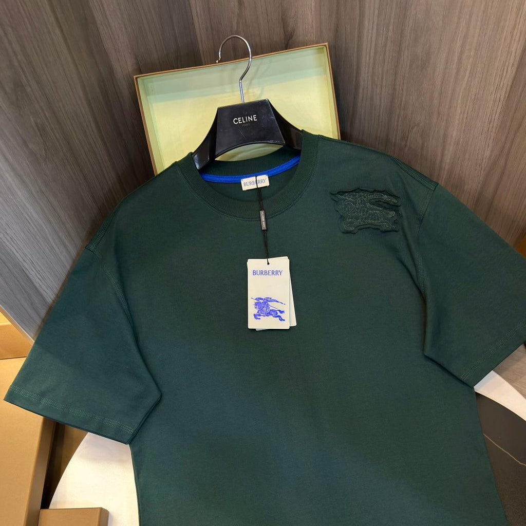 Burberry T-Shirt Without Collar 'Green' Banlieue91