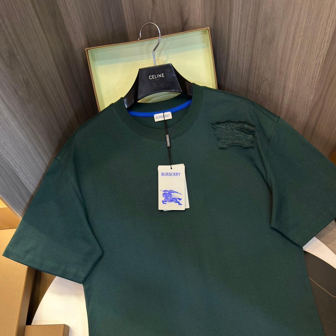 Burberry T-Shirt Without Collar 'Green' Banlieue91