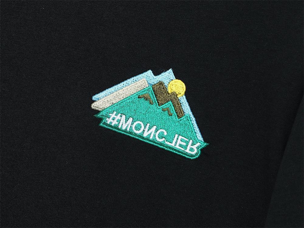 Moncler T-Shirt Without Collar 'Black' Banlieue91