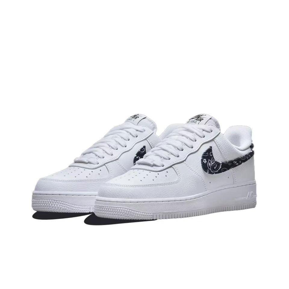 Nike Air Force 1 'Essential White Black Paisley' Banlieue91
