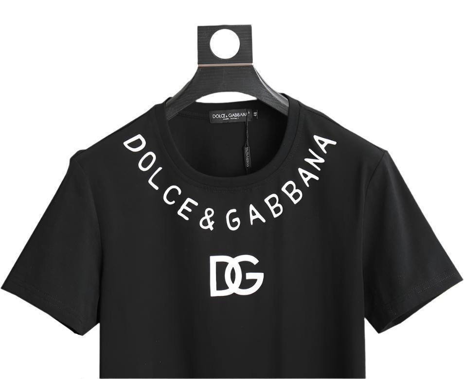 Dolce & Gabbana T-Shirt Without Collar 'Black & White' Banlieue91