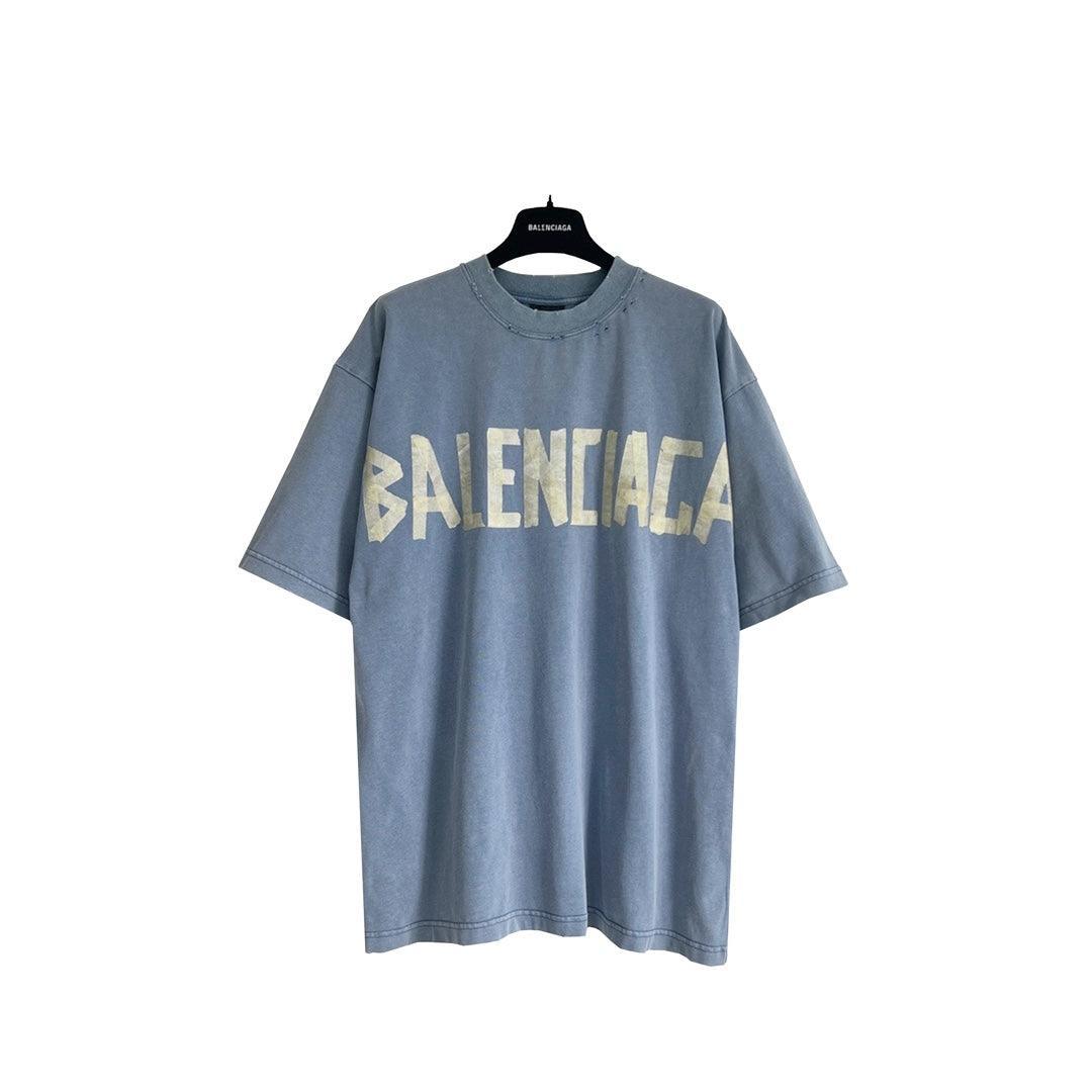 Balenciaga Blue Tape Type T-Shirt Banlieue91