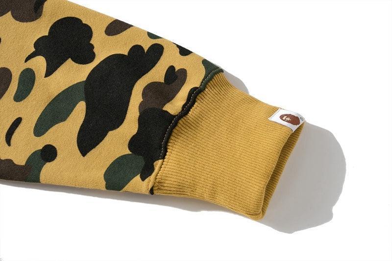 BAPE 1st Camo Shark Full Zip Hoodie (FW21) Yellow Banlieue91