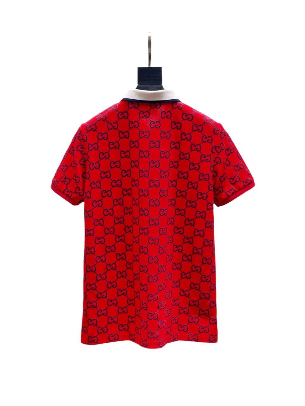 Gucci Red T-shirt with a collar Banlieue91