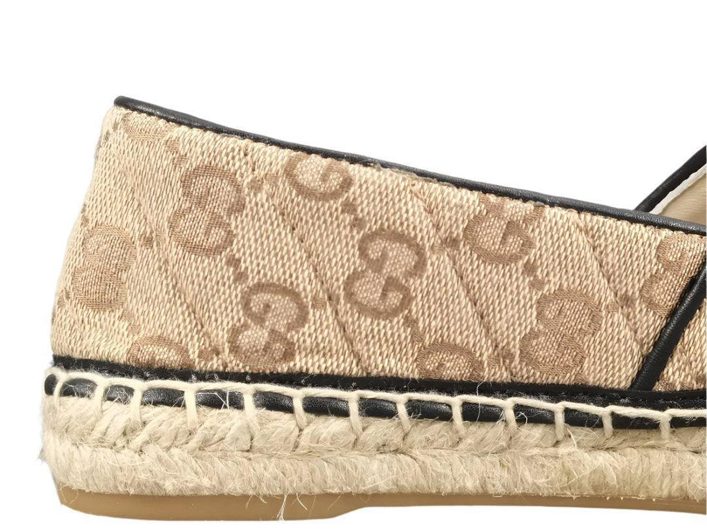 Gucci GG Matelassé Espadrille Marmont Flat Slip On Banlieue91