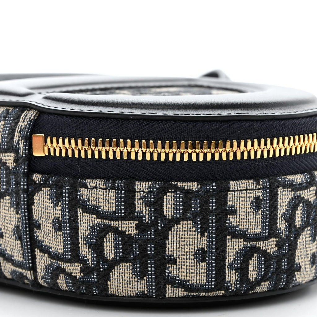 Christian Dior Signature Oval Camera Bag Calfskin with Embossed CD Signature Banlieue91