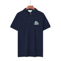 Lacoste Blue T-Shirt with Collar Banlieue91