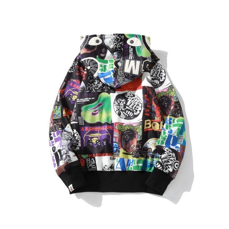 BAPE ALBUM MONOGRAM Shark full zip hoodie A Bathing Ape Banlieue91