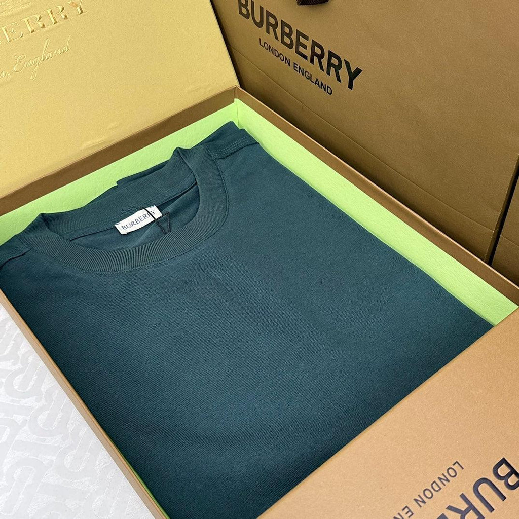 Burberry Green T-Shirt Without Collar Banlieue91