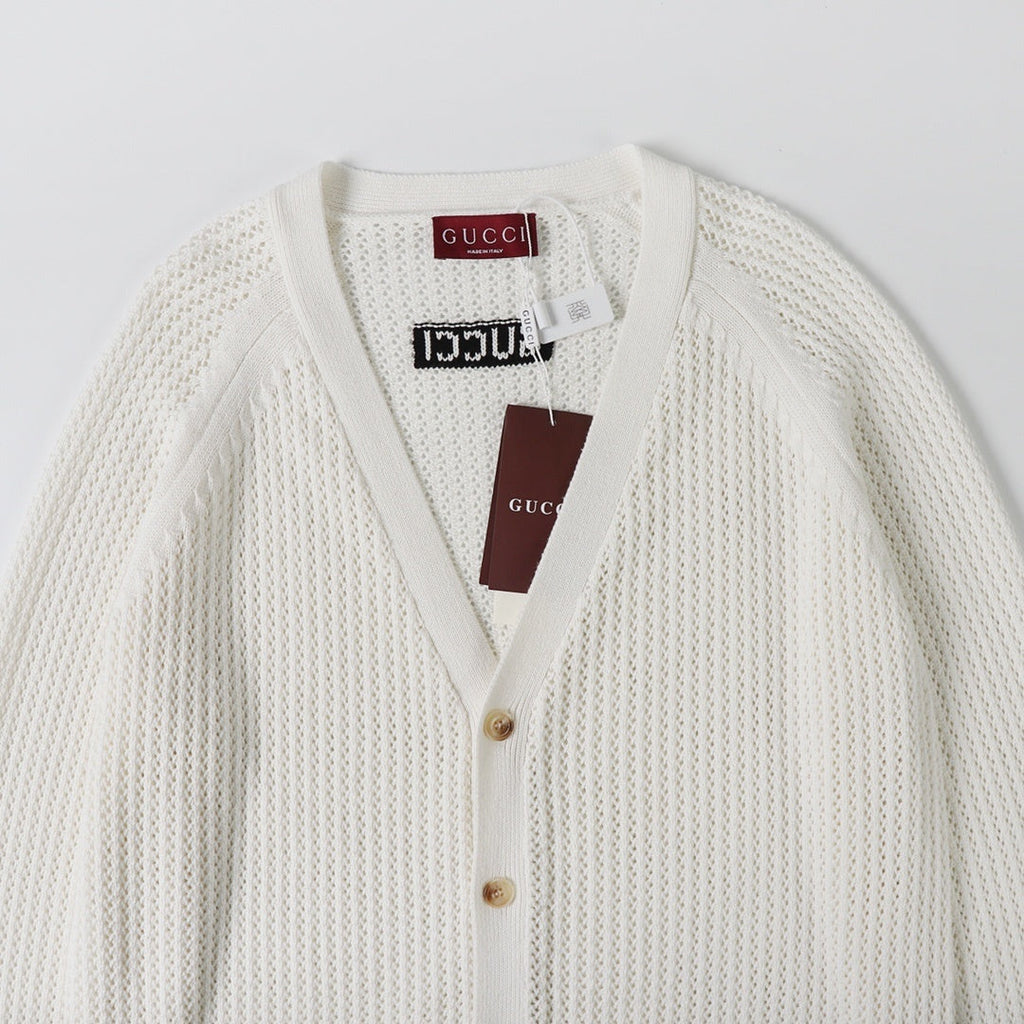 Gucci Sylvie Web-stripe cardigan Banlieue91