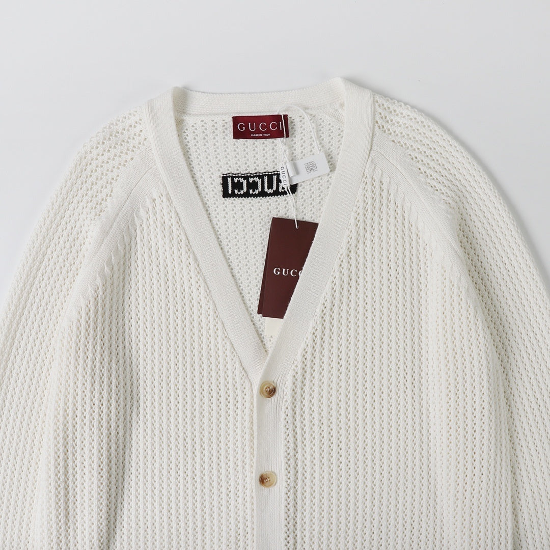 Gucci Sylvie Web-stripe cardigan Banlieue91
