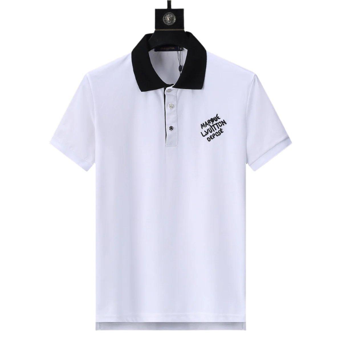 Louis Vuitton White T-Shirt with Collar Banlieue91