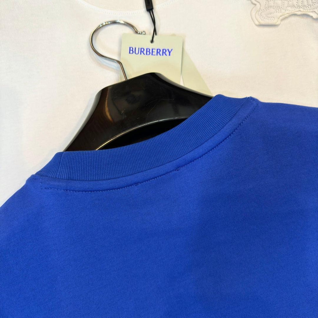 Burberry T-Shirt Without Collar 'Blue' Banlieue91