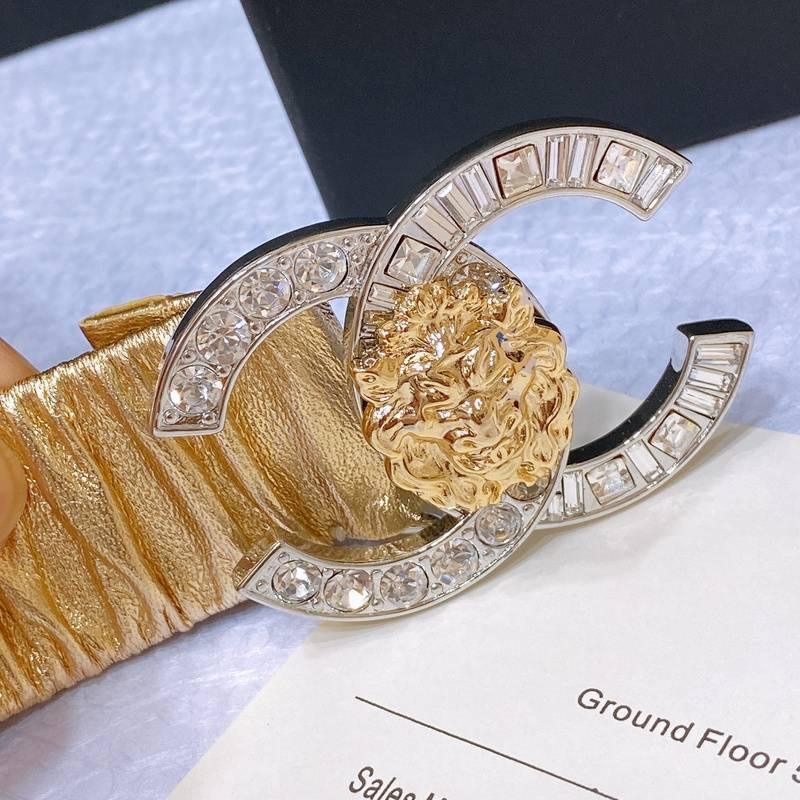 Chanel Leather Women’s Belt 'Yellow' Banlieue91
