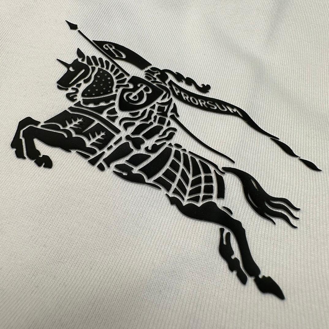Burberry White T-Shirt Without Collar Banlieue91