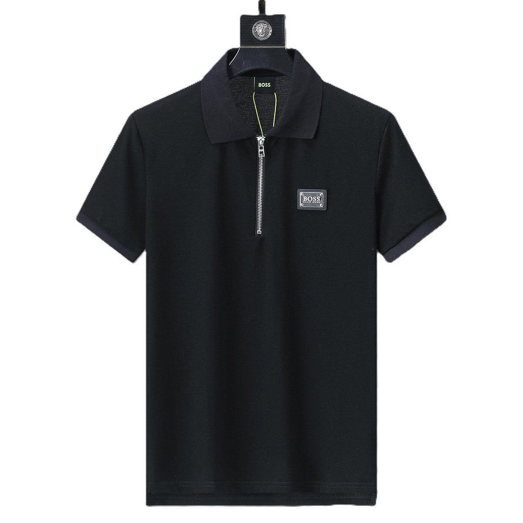 Hugo Boss Black T-Shirt with Collar Banlieue91