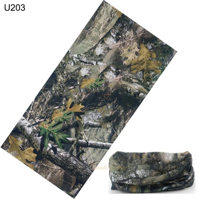 Camouflage Neck Gaiter Hunting Scarves Ice Silk Bandana Tubular Buff Half Mask Tactical Sport Headband Balaclava  Balaclava Seamless Magic Head Scarf Breathable Bandana Turban Outdoor Hiking Quick-Dry Sweat Absorbing Scarves Multifunction Beanie Hat Stevvex