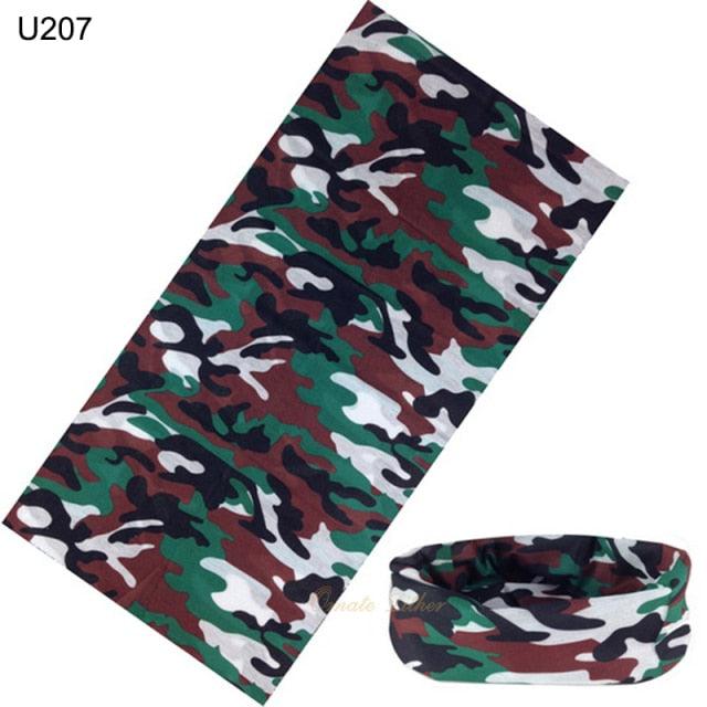 Camouflage Neck Gaiter Hunting Scarves Ice Silk Bandana Tubular Buff Half Mask Tactical Sport Headband Balaclava  Balaclava Seamless Magic Head Scarf Breathable Bandana Turban Outdoor Hiking Quick-Dry Sweat Absorbing Scarves Multifunction Beanie Hat Stevvex