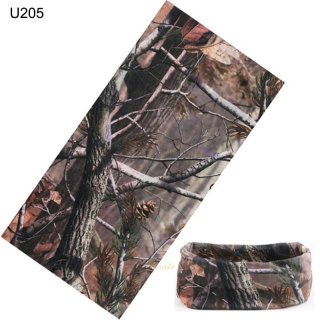Camouflage Neck Gaiter Hunting Scarves Ice Silk Bandana Tubular Buff Half Mask Tactical Sport Headband Balaclava  Balaclava Seamless Magic Head Scarf Breathable Bandana Turban Outdoor Hiking Quick-Dry Sweat Absorbing Scarves Multifunction Beanie Hat Stevvex