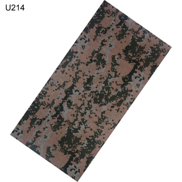 Camouflage Neck Gaiter Hunting Scarves Ice Silk Bandana Tubular Buff Half Mask Tactical Sport Headband Balaclava  Balaclava Seamless Magic Head Scarf Breathable Bandana Turban Outdoor Hiking Quick-Dry Sweat Absorbing Scarves Multifunction Beanie Hat Stevvex