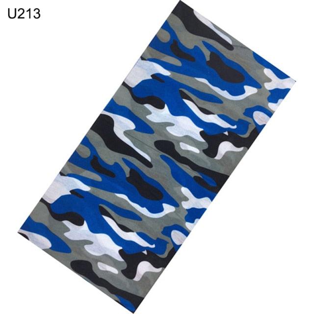 Camouflage Neck Gaiter Hunting Scarves Ice Silk Bandana Tubular Buff Half Mask Tactical Sport Headband Balaclava  Balaclava Seamless Magic Head Scarf Breathable Bandana Turban Outdoor Hiking Quick-Dry Sweat Absorbing Scarves Multifunction Beanie Hat Stevvex