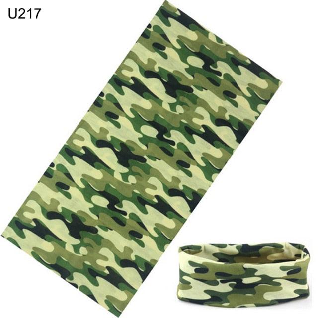 Camouflage Neck Gaiter Hunting Scarves Ice Silk Bandana Tubular Buff Half Mask Tactical Sport Headband Balaclava  Balaclava Seamless Magic Head Scarf Breathable Bandana Turban Outdoor Hiking Quick-Dry Sweat Absorbing Scarves Multifunction Beanie Hat Stevvex