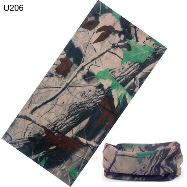 Camouflage Neck Gaiter Hunting Scarves Ice Silk Bandana Tubular Buff Half Mask Tactical Sport Headband Balaclava  Balaclava Seamless Magic Head Scarf Breathable Bandana Turban Outdoor Hiking Quick-Dry Sweat Absorbing Scarves Multifunction Beanie Hat Stevvex