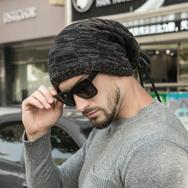 Caps Warmer Bonnet Casual Cap Winter Beanie Hats Hat winter hat Bobble Hat Winter Balaclava Women Bandana Baotou Cap Scarf Warm Thick Beanie Skellies Women Girls Cable Knit Soft Cute Beanie with Ears Detachable Pompom Fur Hat Girls Stevvex