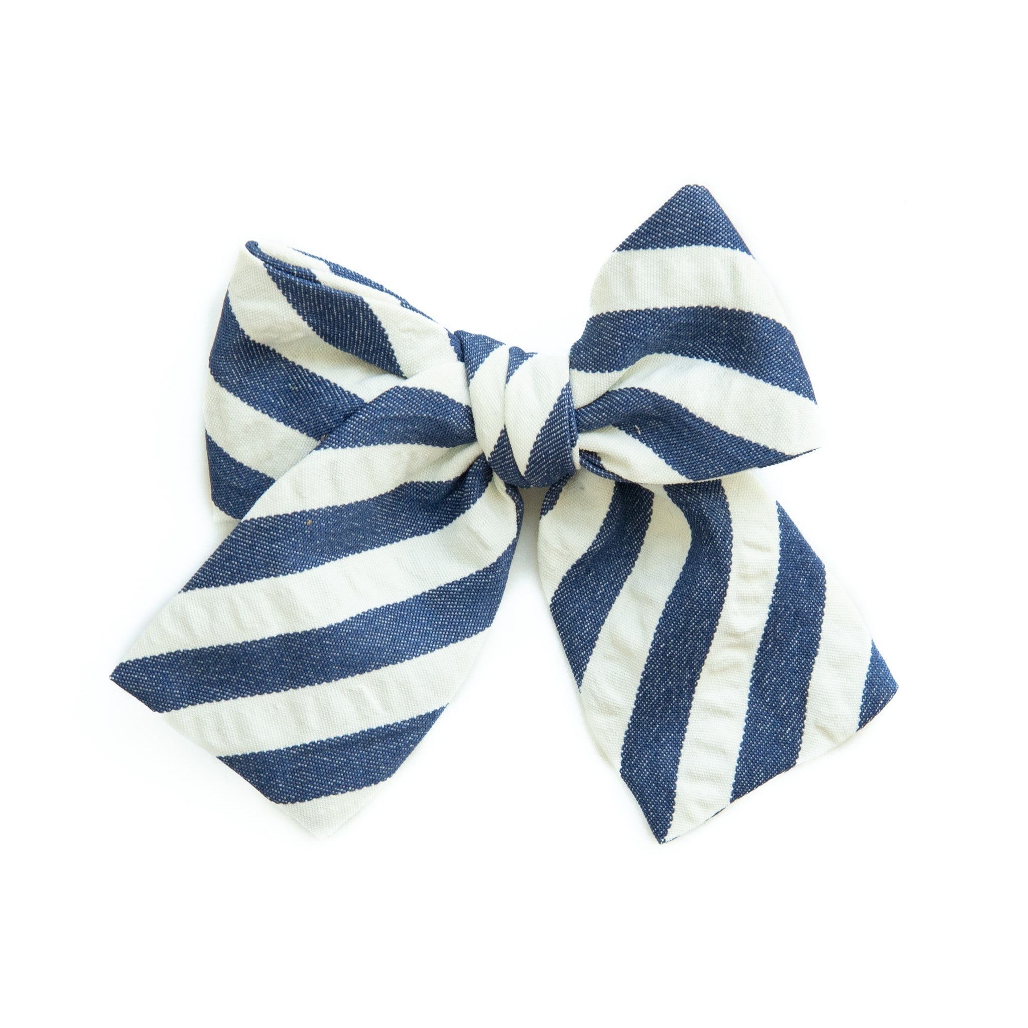 Captain Stripe - Petite Hair Bow