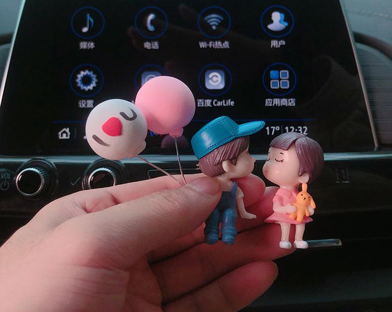 Car Decoration Cute Cartoon Couples Action Figure Figurines Balloon Ornament Auto Interior Dashboard Accessories for Girls Gifts Car Decoration Cute Cartoon Couples Action Figure Figurines Balloon Ornament Auto Interior Dashboard Accessories for Girls Gif Stevvex