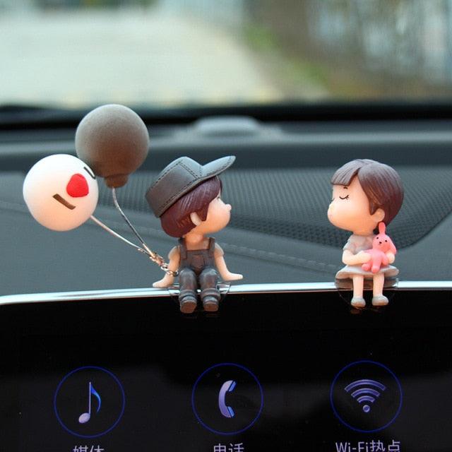 Car Decoration Cute Cartoon Couples Action Figure Figurines Balloon Ornament Auto Interior Dashboard Accessories for Girls Gifts Car Decoration Cute Cartoon Couples Action Figure Figurines Balloon Ornament Auto Interior Dashboard Accessories for Girls Gif Stevvex